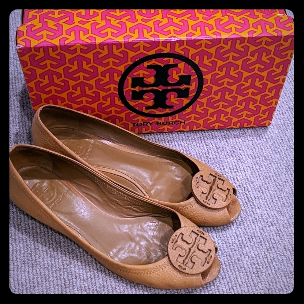 Tory Burch open toe wedge